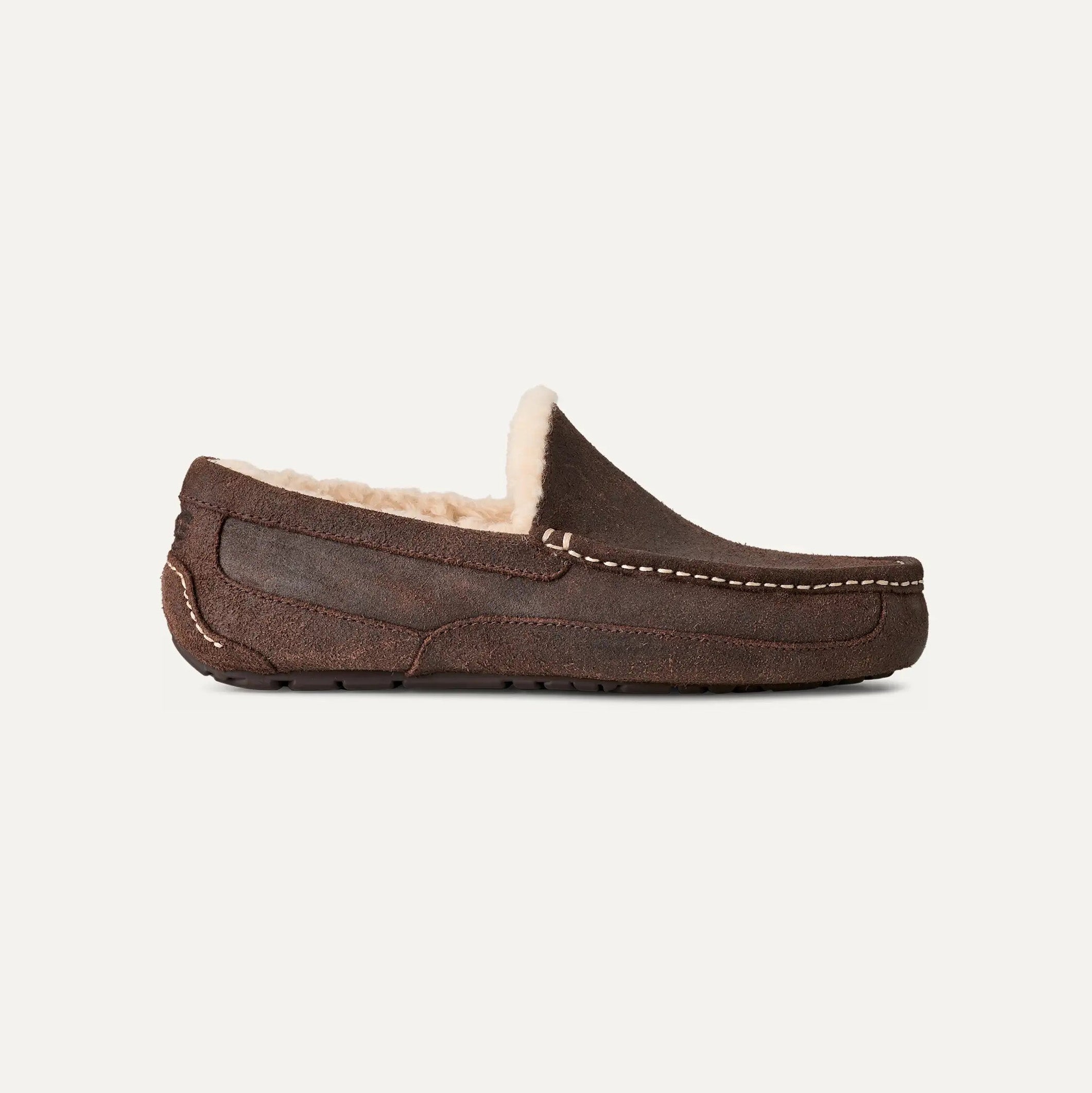 M Ascot Leather Distressed Loafer