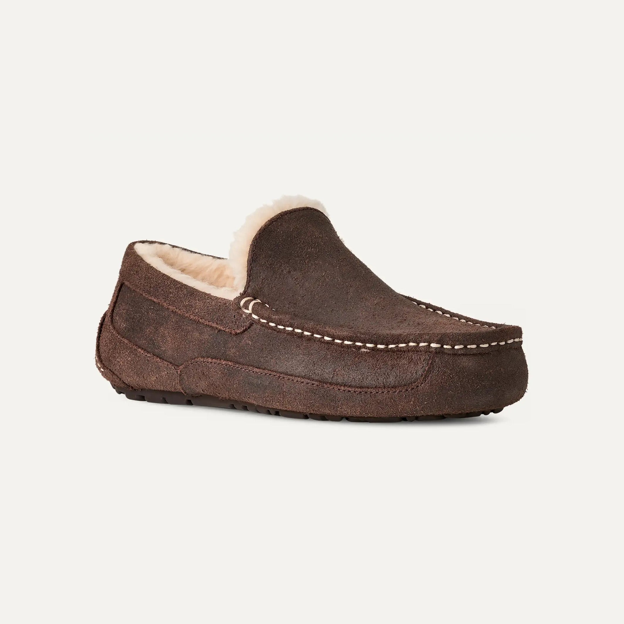 M Ascot Leather Distressed Loafer