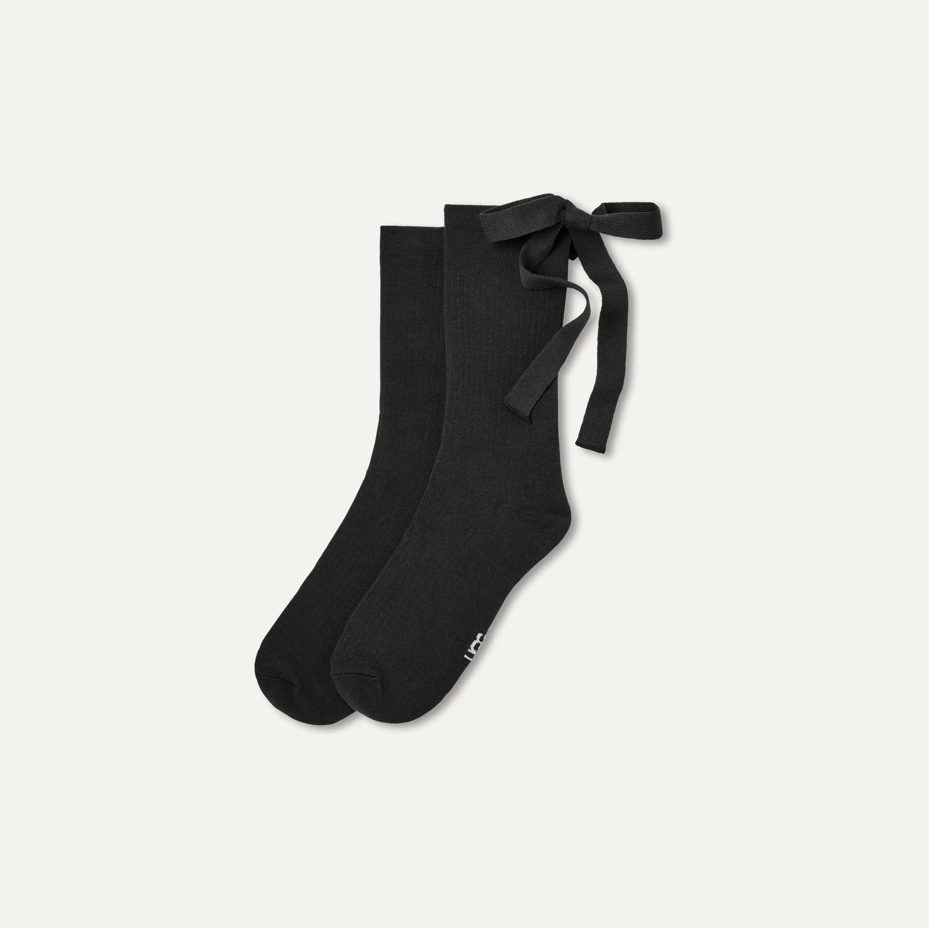 W Serenella Novelty Bow Sock