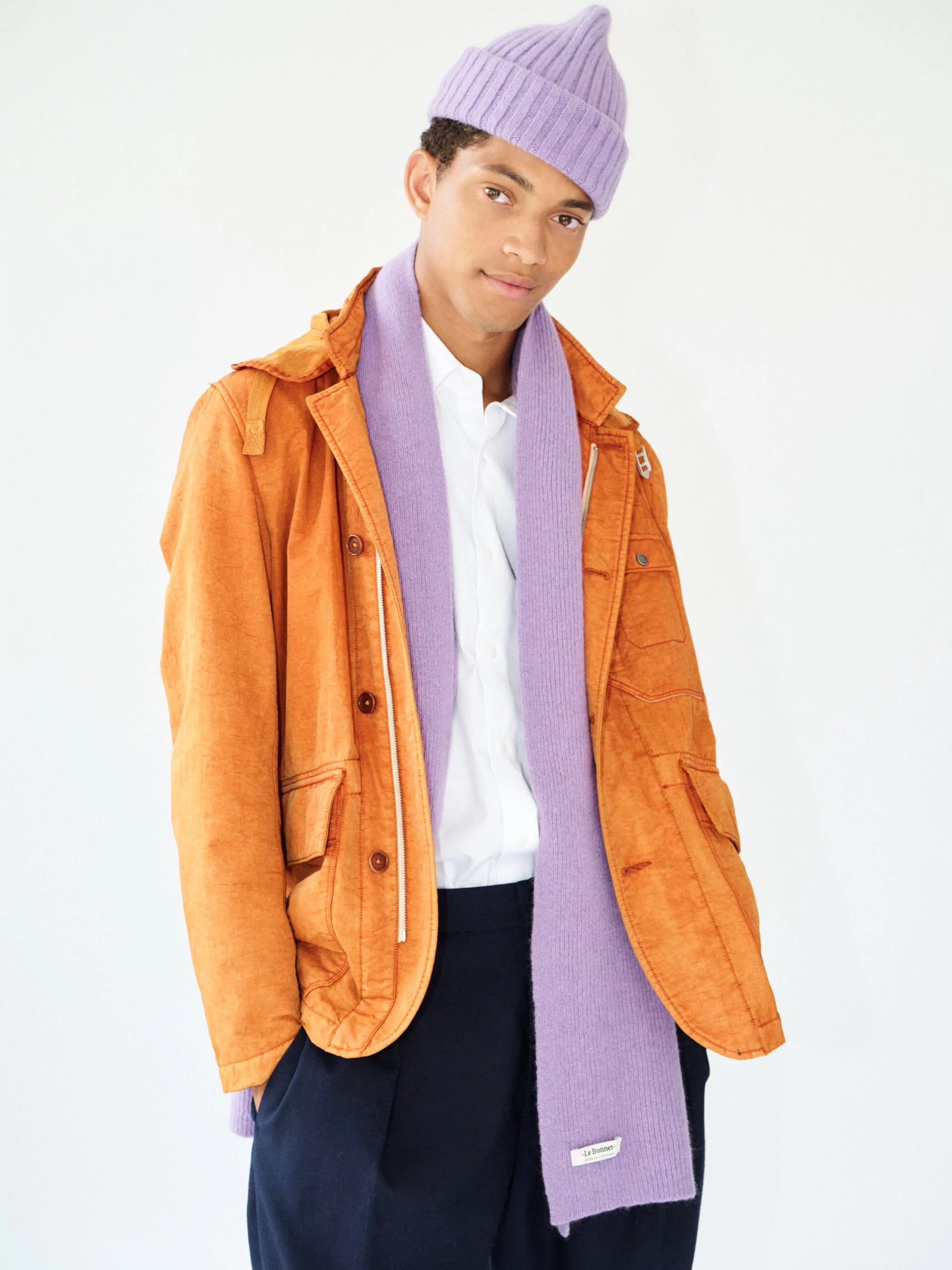 Large Beanie, Lavender