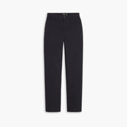 The Dockers W's Blake Chino is a pair of black, high-waisted, straight-leg chinos made from stretchy cotton with a button and zipper closure, shown against a plain white background.
