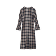 Novia Dress Checkered Wool