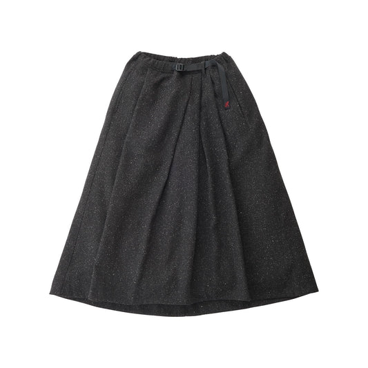 Gramicci W Skirt Wool Talecut Skirt, Charcoal