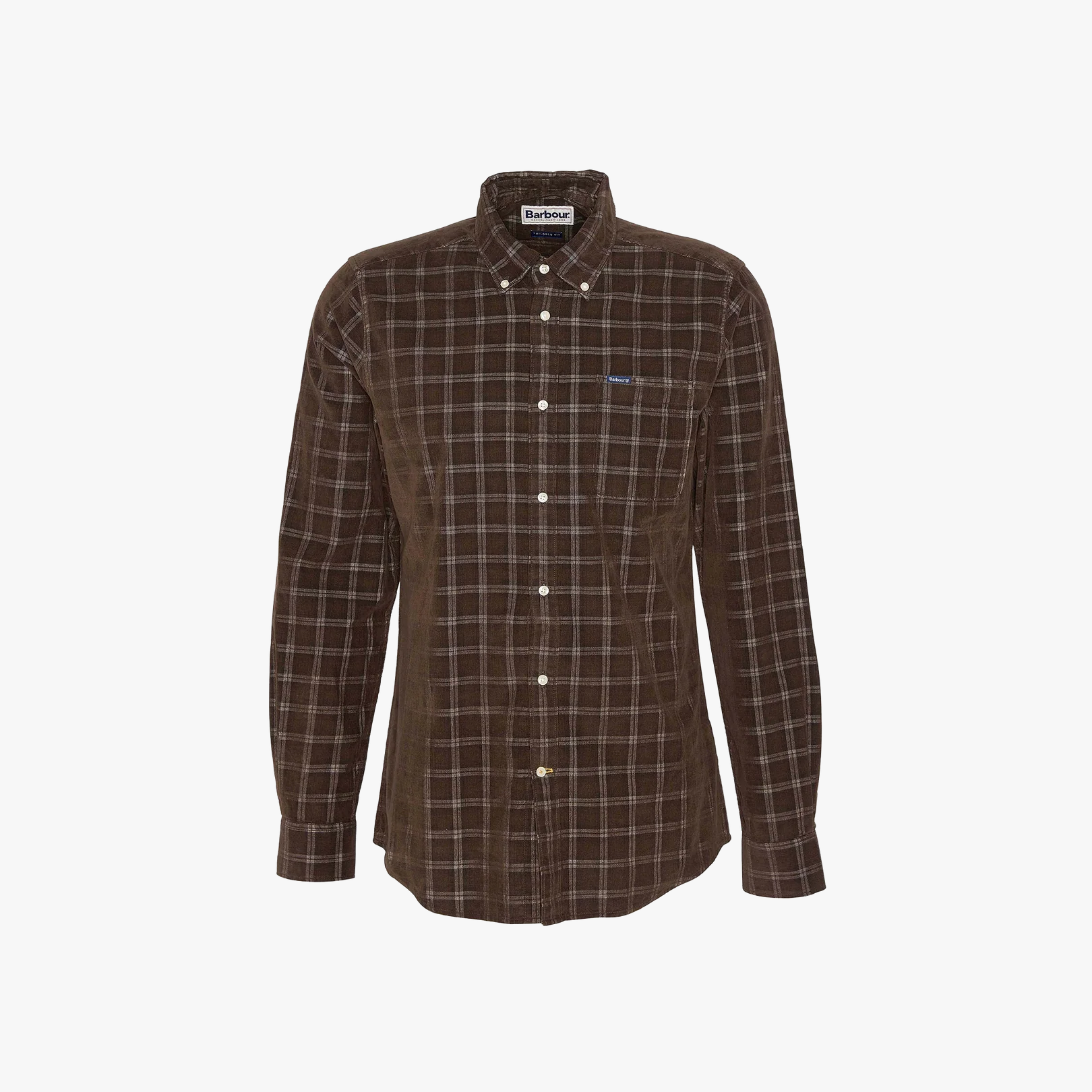 Harthill Tailored Long Sleeved Cord Shirt