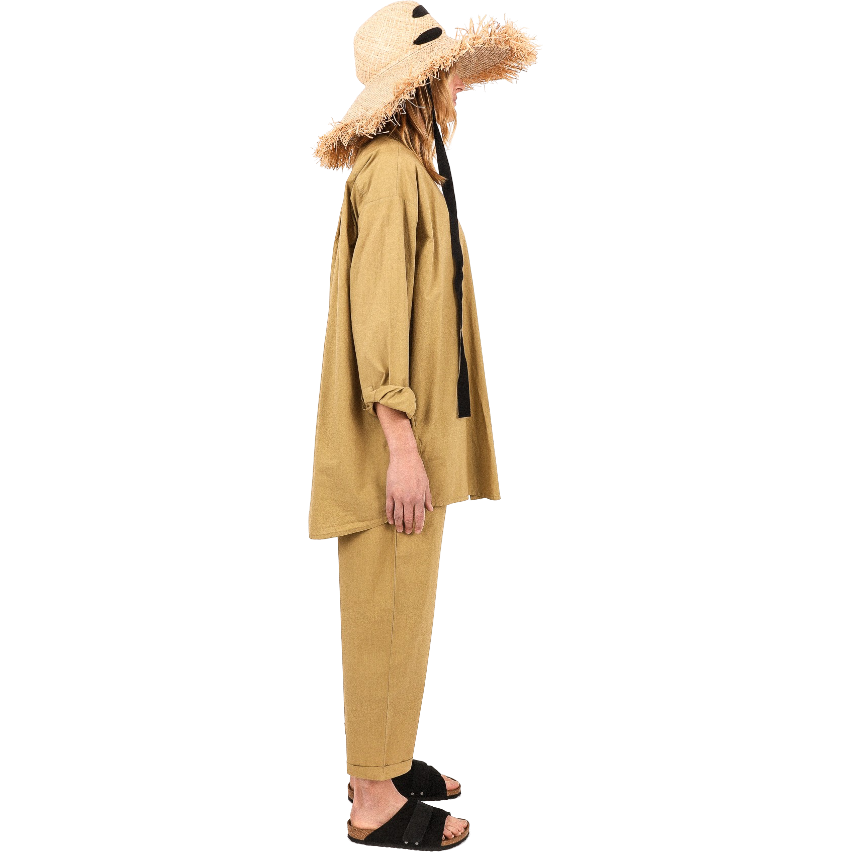 Labo Art W Button Down Camicia Romeo Shirt, Biscotto / Beige