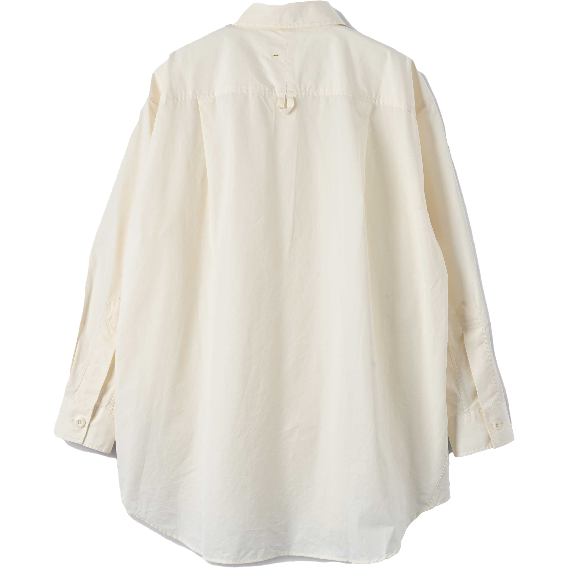 Margaret Howell W L/S Button Down Shirt Oversized Painters Shirt, Off White