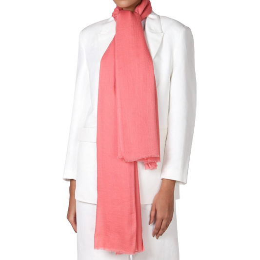 Me and K Scarf One Size Me and K Twill Cashmere Scarf, Candy Pink