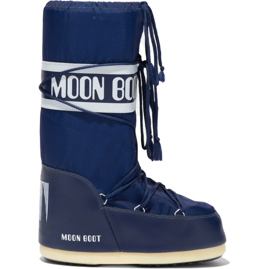 Moon Boot Consignment U Boots Icon Nylon, Blue