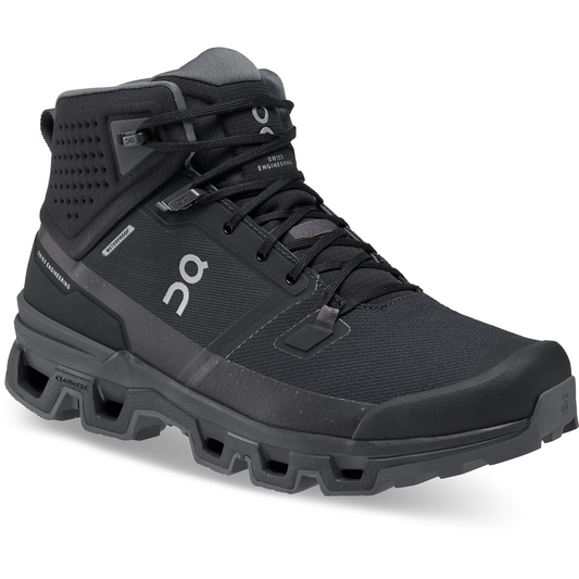 On Running fw23 M Hiking Boots M Cloudrock 2 Waterproof, Black/Eclipse
