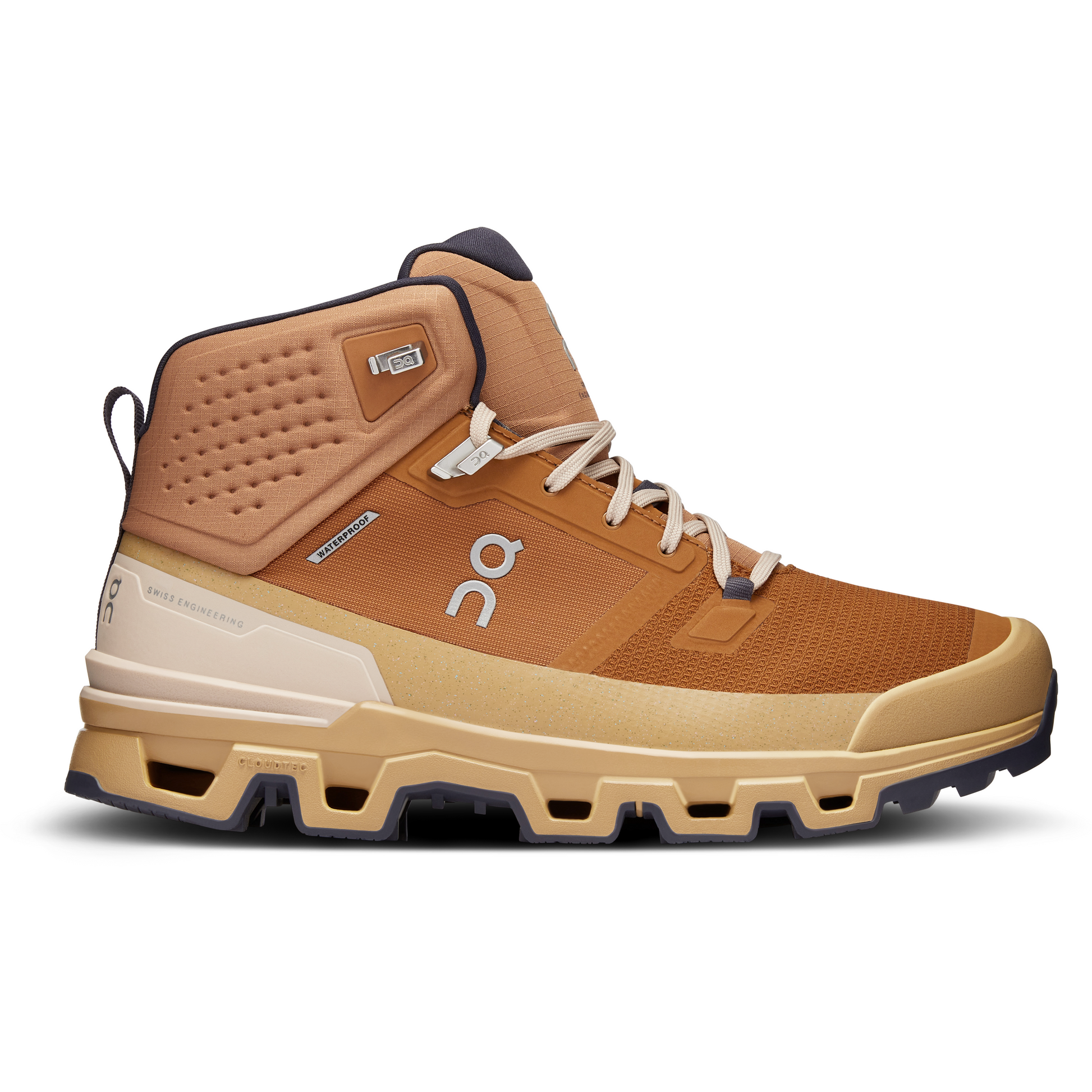 On Running SS24 M Hiking Boots M Cloudrock 2 Waterproof, Almond/Dune