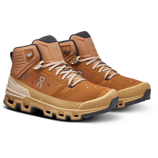 On Running SS24 M Hiking Boots M Cloudrock 2 Waterproof, Almond/Dune