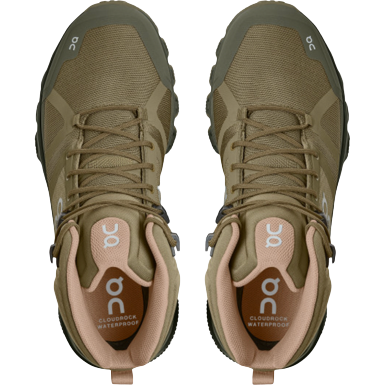 On Running W Hiking Boots W Cloudrock Waterproof Hiker, Olive/Reed