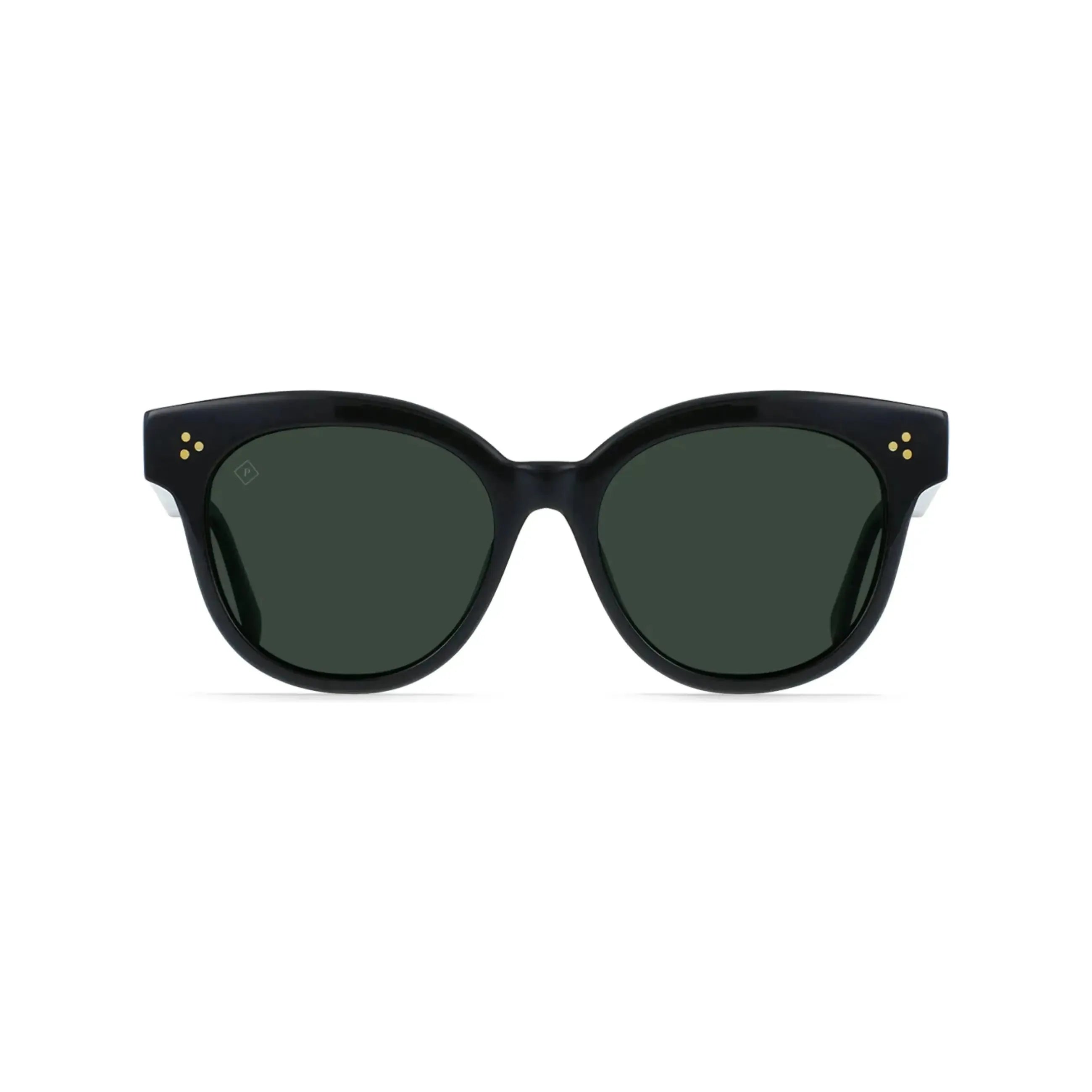 Raen Optics U Eyewear 52 Nikol, Crystal Black/Green Polarized
