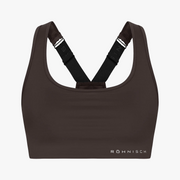 Shape Sports Bra, Seal Brown