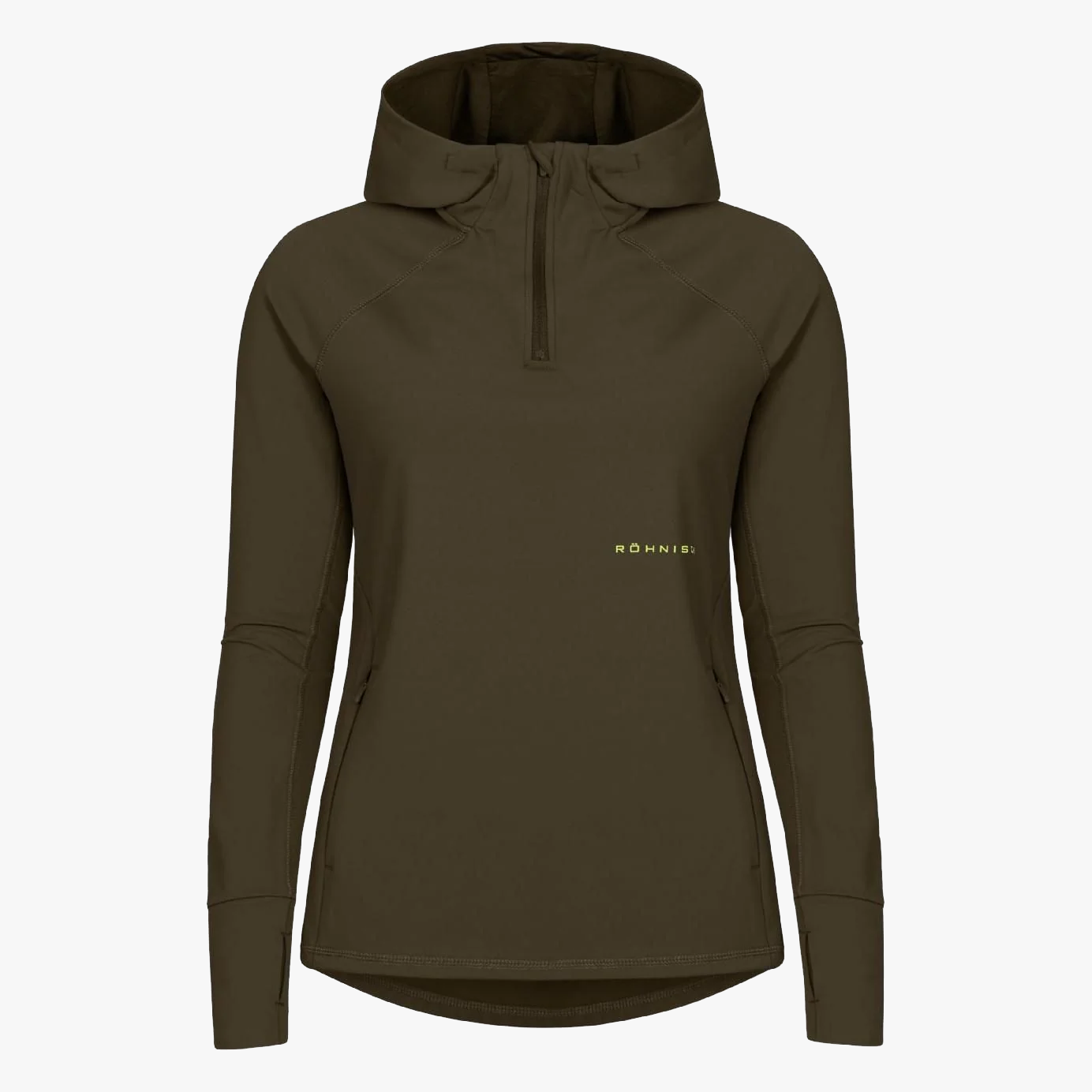 Free Motion Half Zip, Forest Brown