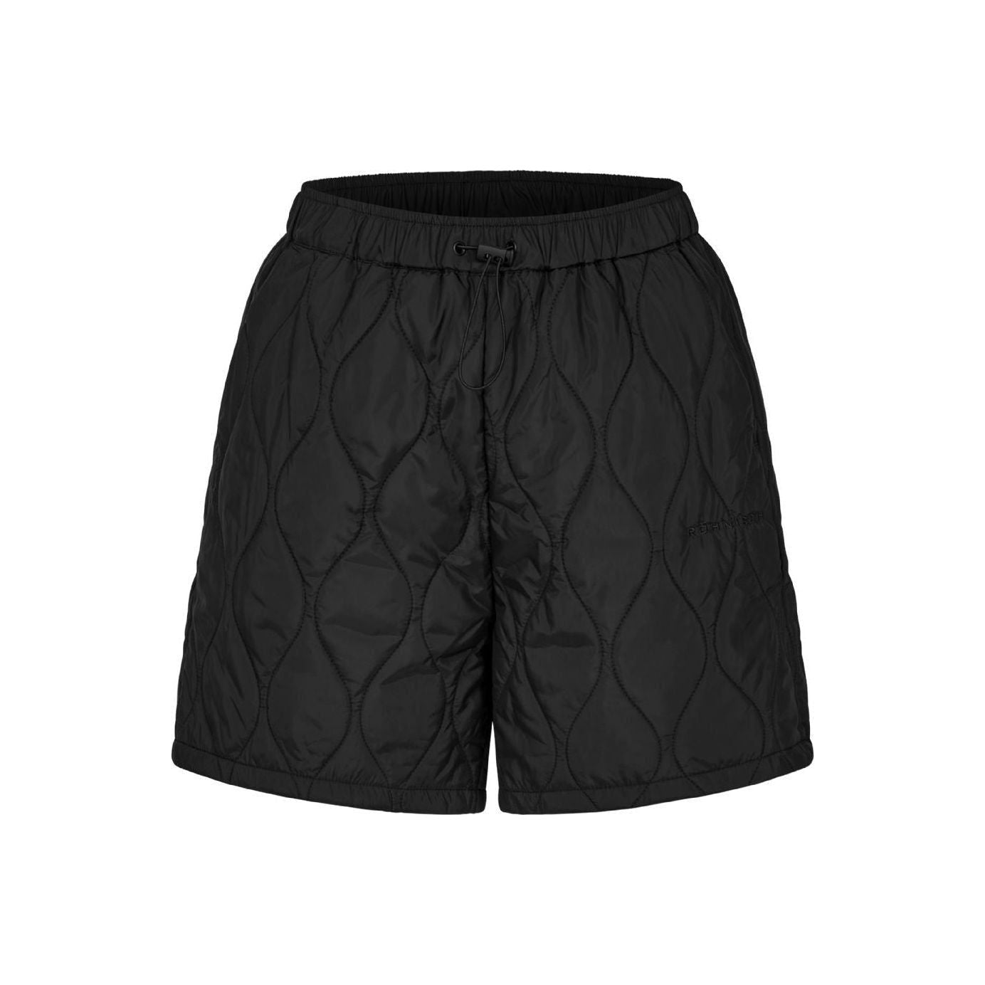 Rohnisch W Shorts Quilted Shorts, Black