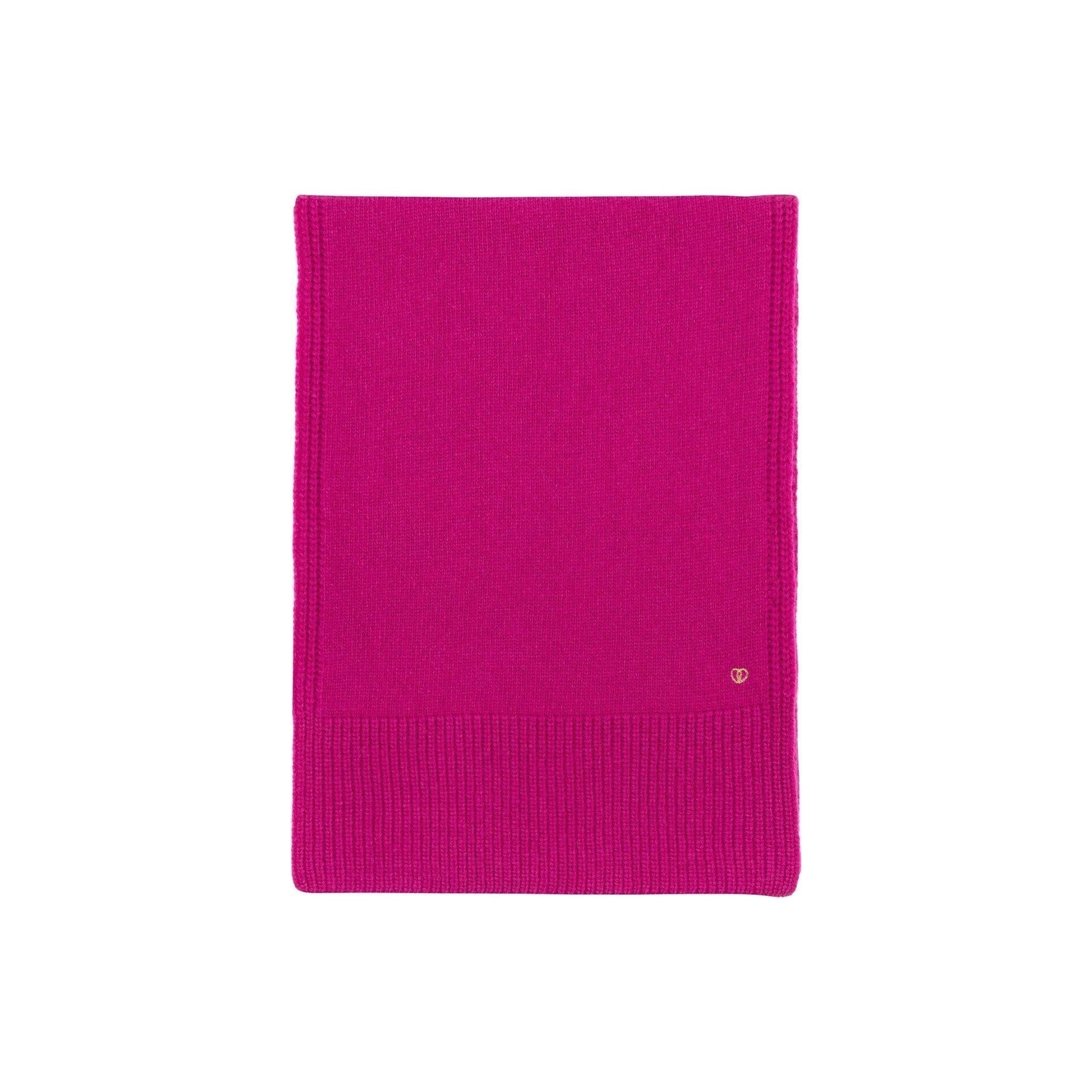 Seven Gauge fw23 Scarf Wool Scarf, Fuscia