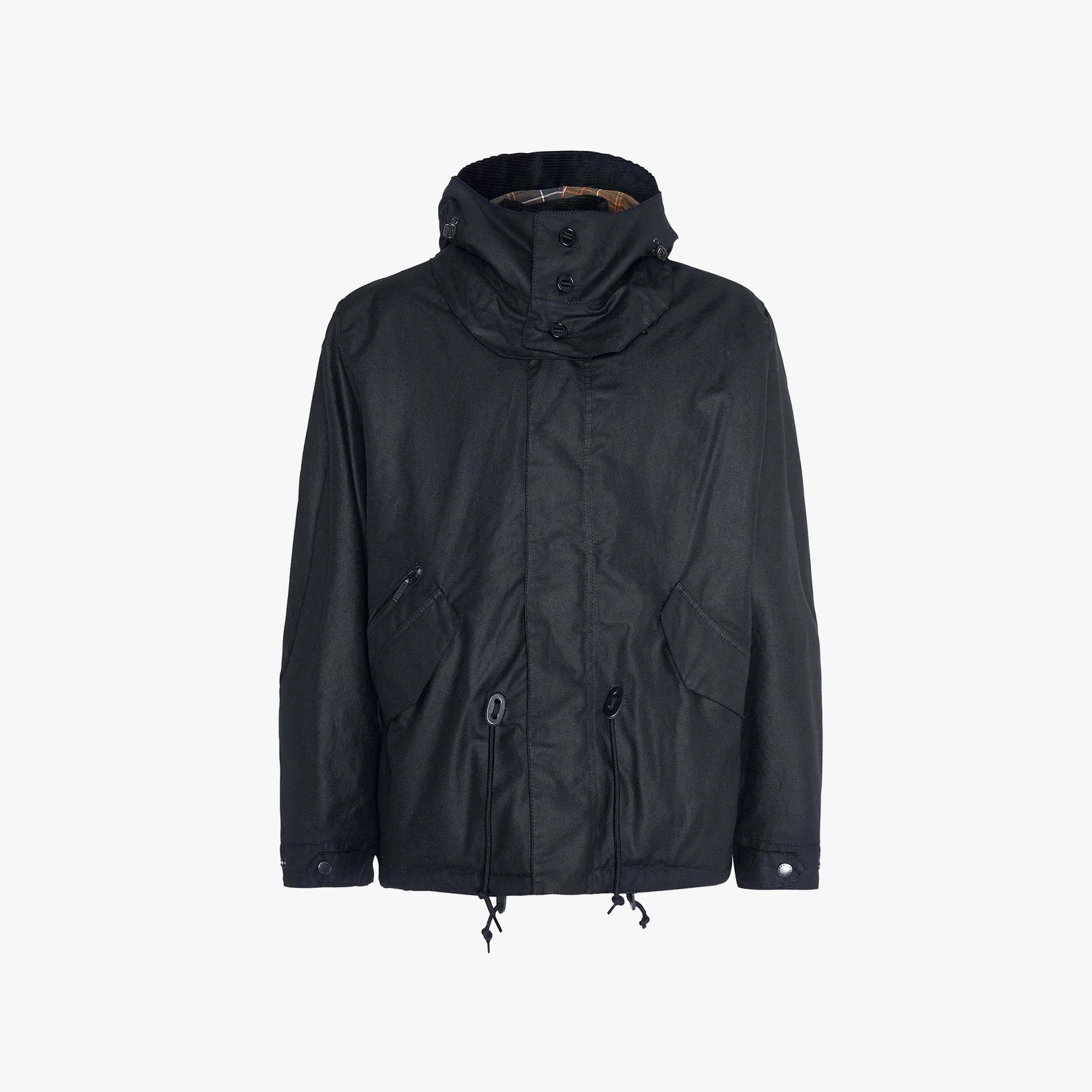 Short Wind Waxed Parka