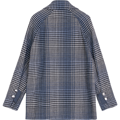 Tela W Wind Jacket Cumino Jacket, Blue check