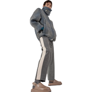 Tela W Wind Jacket Cumino Jacket, Blue check