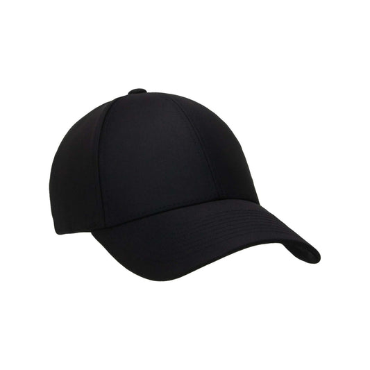 Varsity Headwear Baseball Cap Wool Tech Cap, Black
