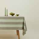 Hawkins New York PANTRY - Home Essential Striped Tablecloth, Olive/Sage