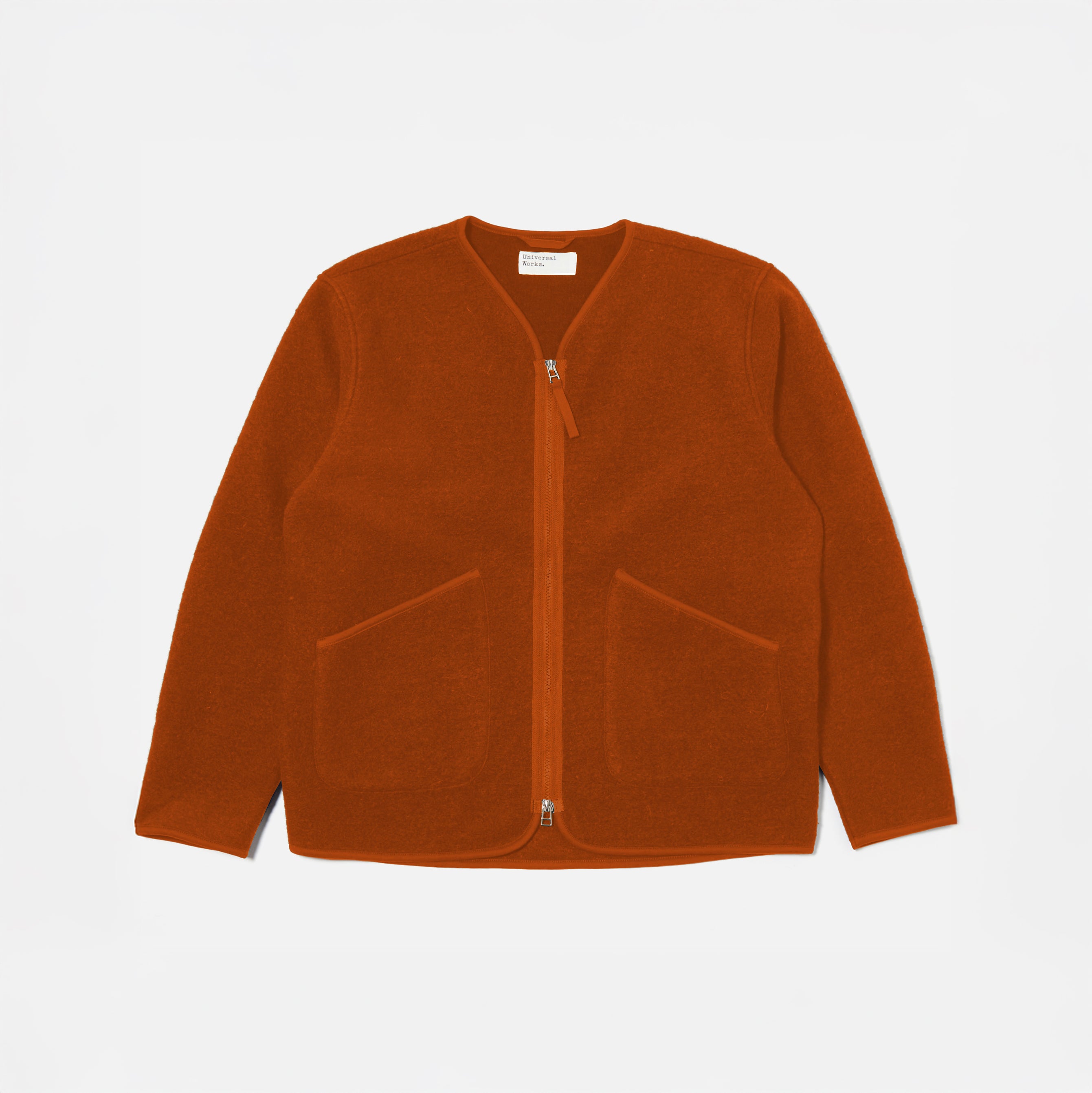 Zip Liner Jacket Wool Fleece