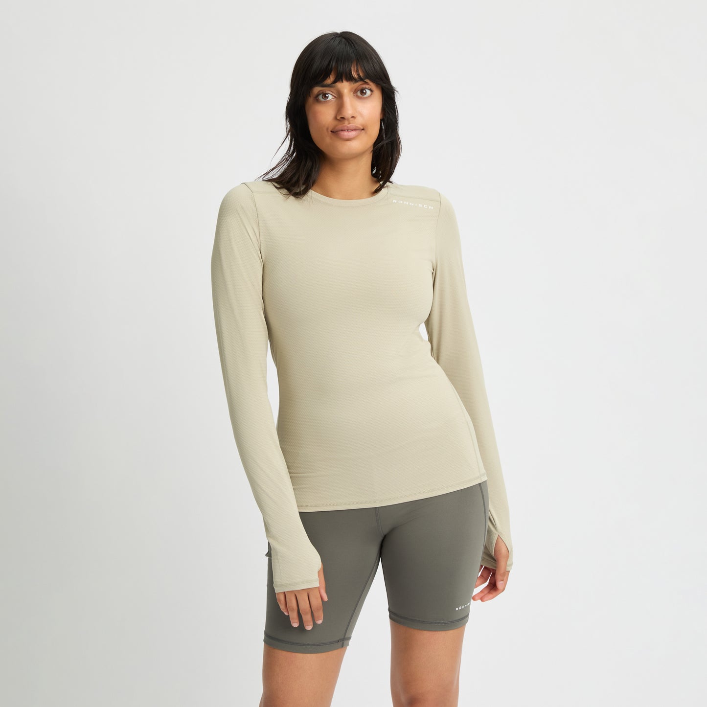 Jacquard Long Sleeve Tee