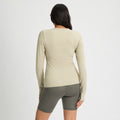 Jacquard Long Sleeve Tee