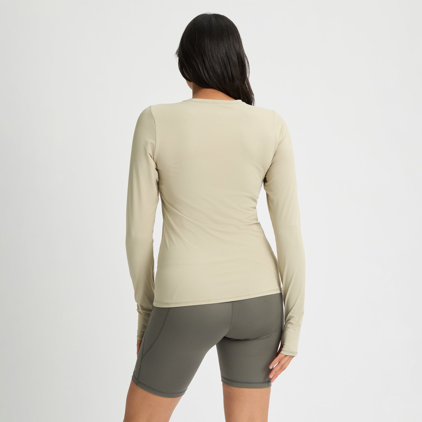 Jacquard Long Sleeve Tee