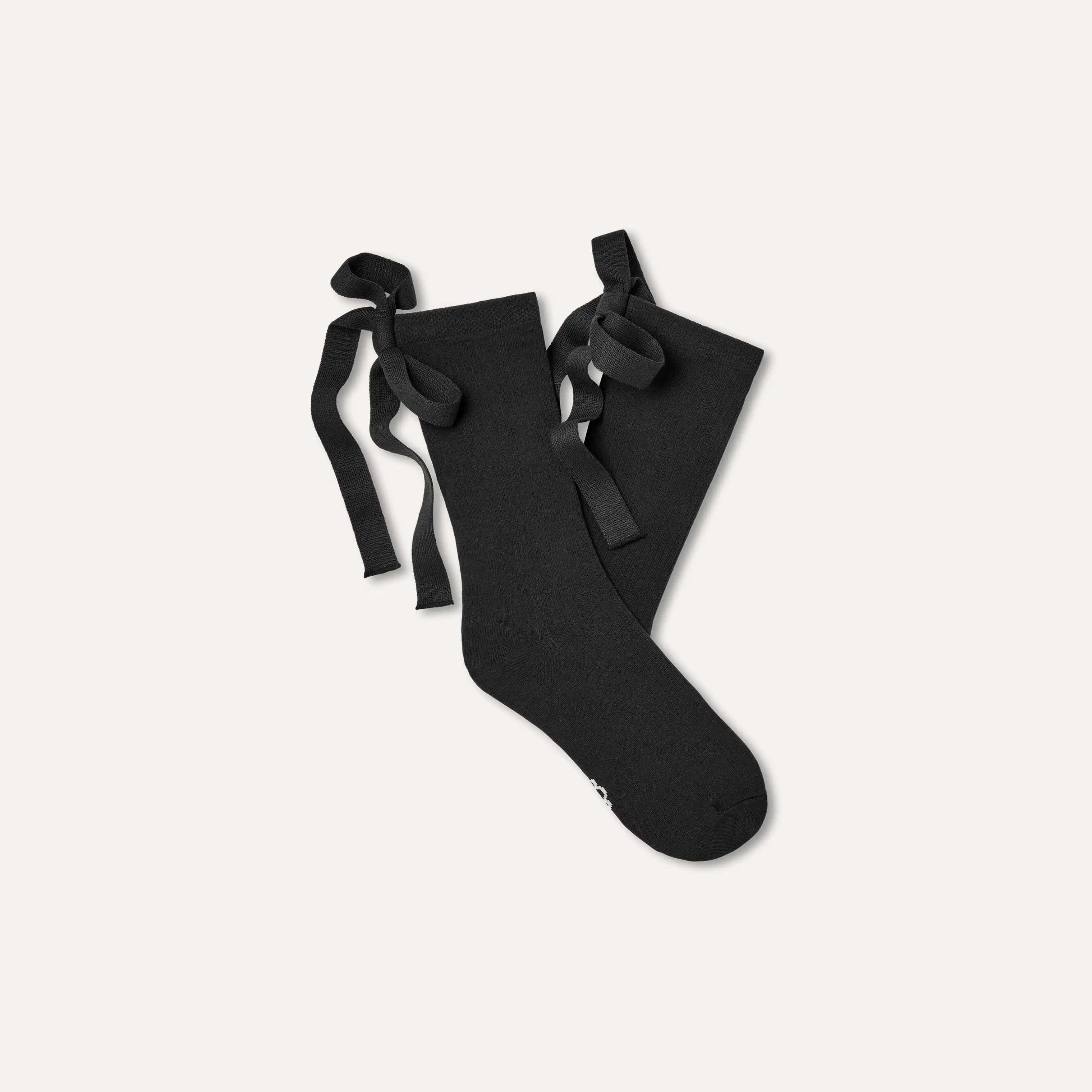 W Serenella Novelty Bow Sock
