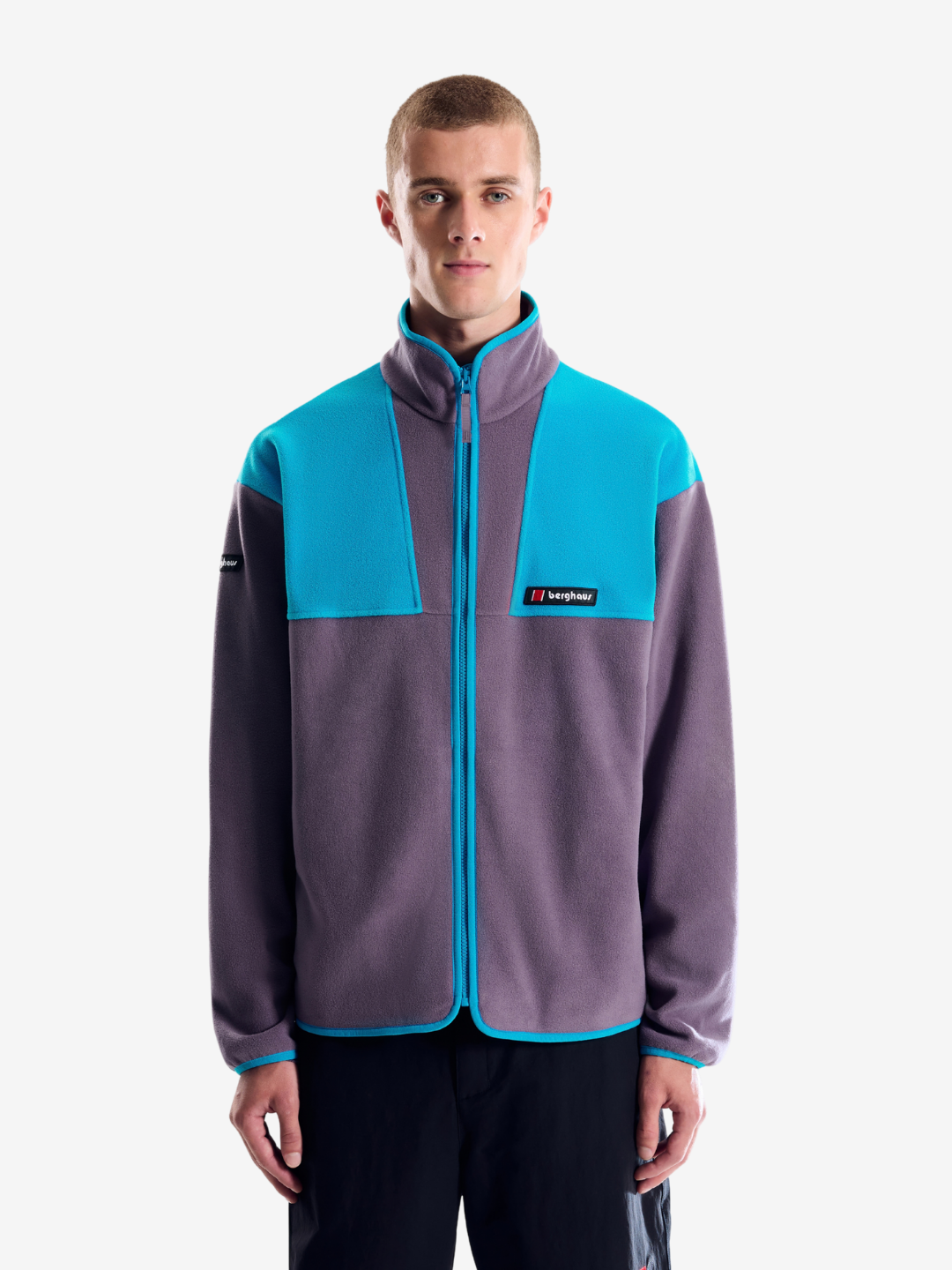 Men's Trango Mountain Fleece - Purple/ Mountain Blue