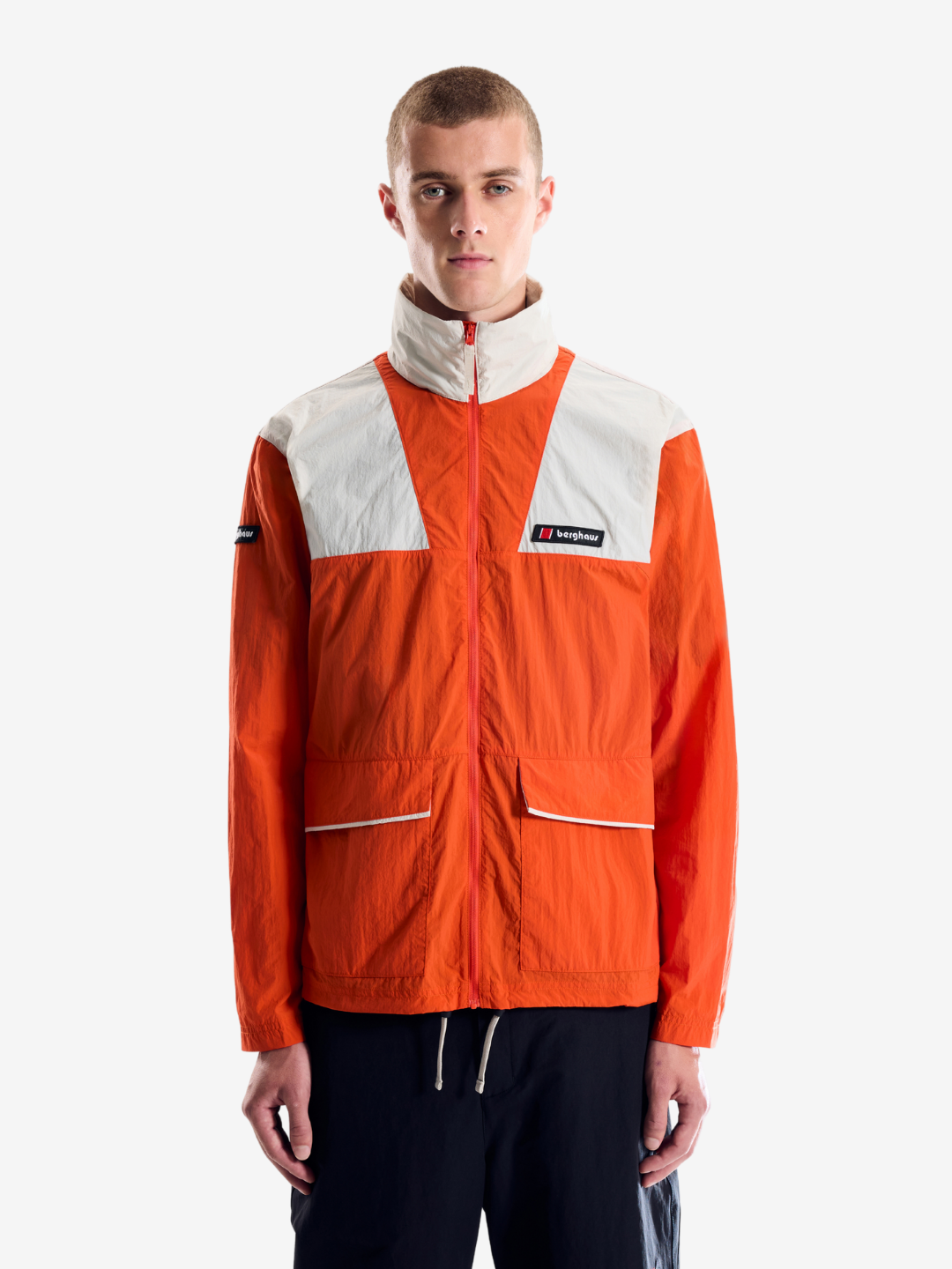 Trango Mountain Windbreaker - Flame/Stone