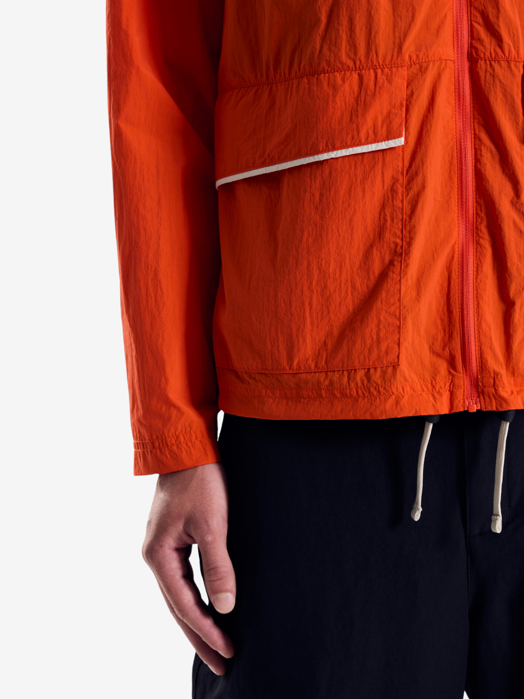 Trango Mountain Windbreaker - Flame/Stone