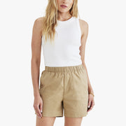 Rib Knit Tank, Lucent White