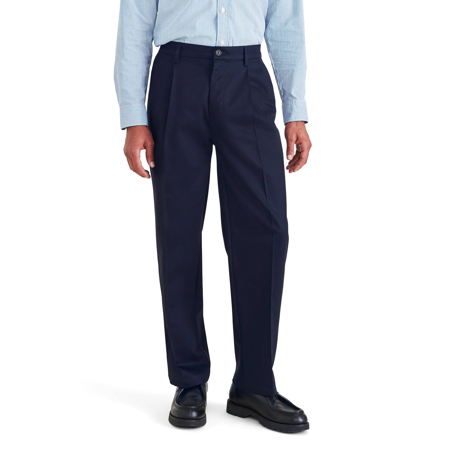 M's Signature Iron Free Pleated Khaki