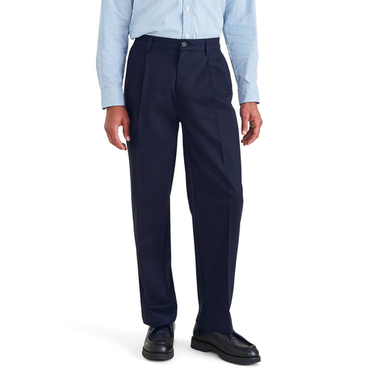 M's Signature Iron Free Pleated Khaki