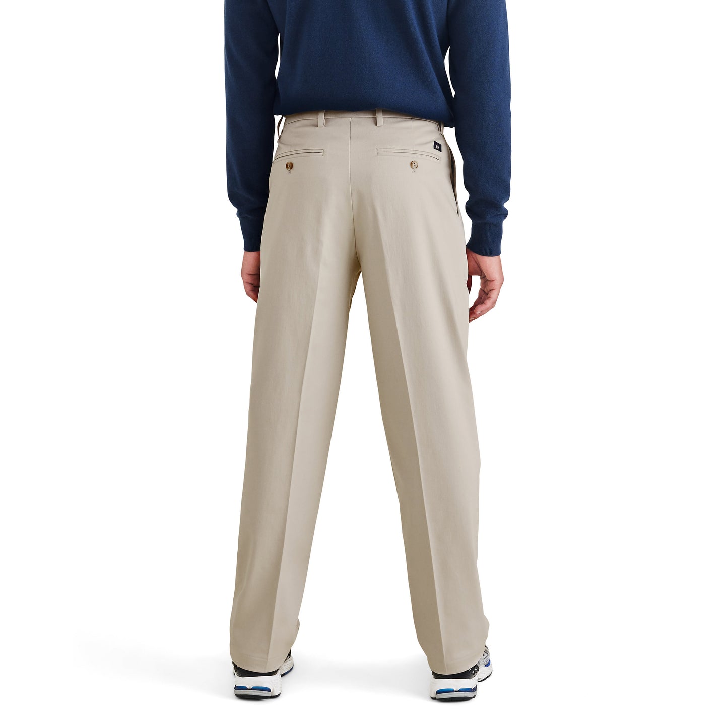 M's Signature Iron Free Pleated Khaki