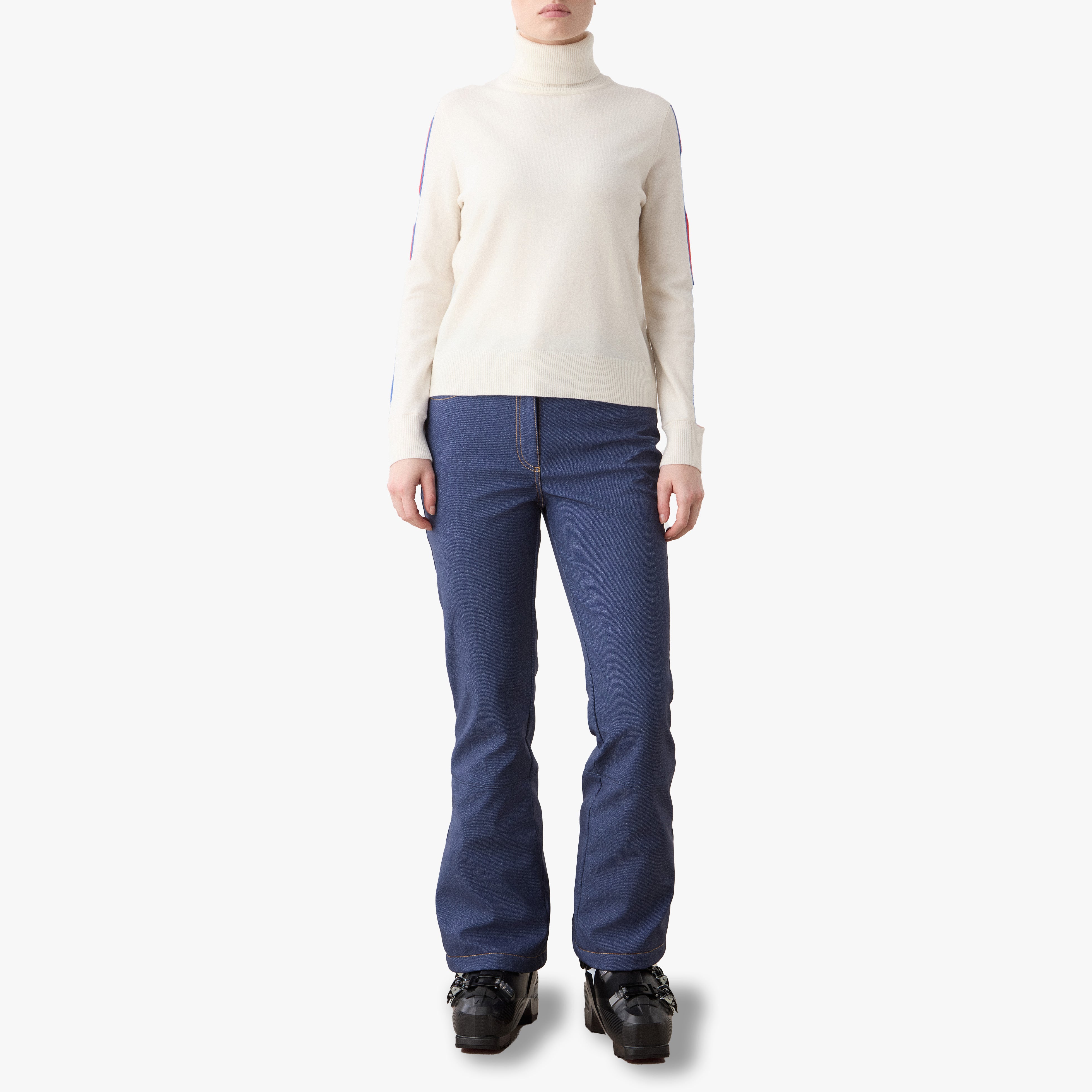 W Freebird Turtleneck - Off White