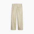 Dockers D-Series Utility Pant in beige, straight-leg style from the back, features two rear button-closure pockets and visible belt loops.
