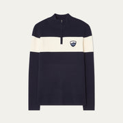 M Holmenkollen ZipUp Sweater - Navy Blue