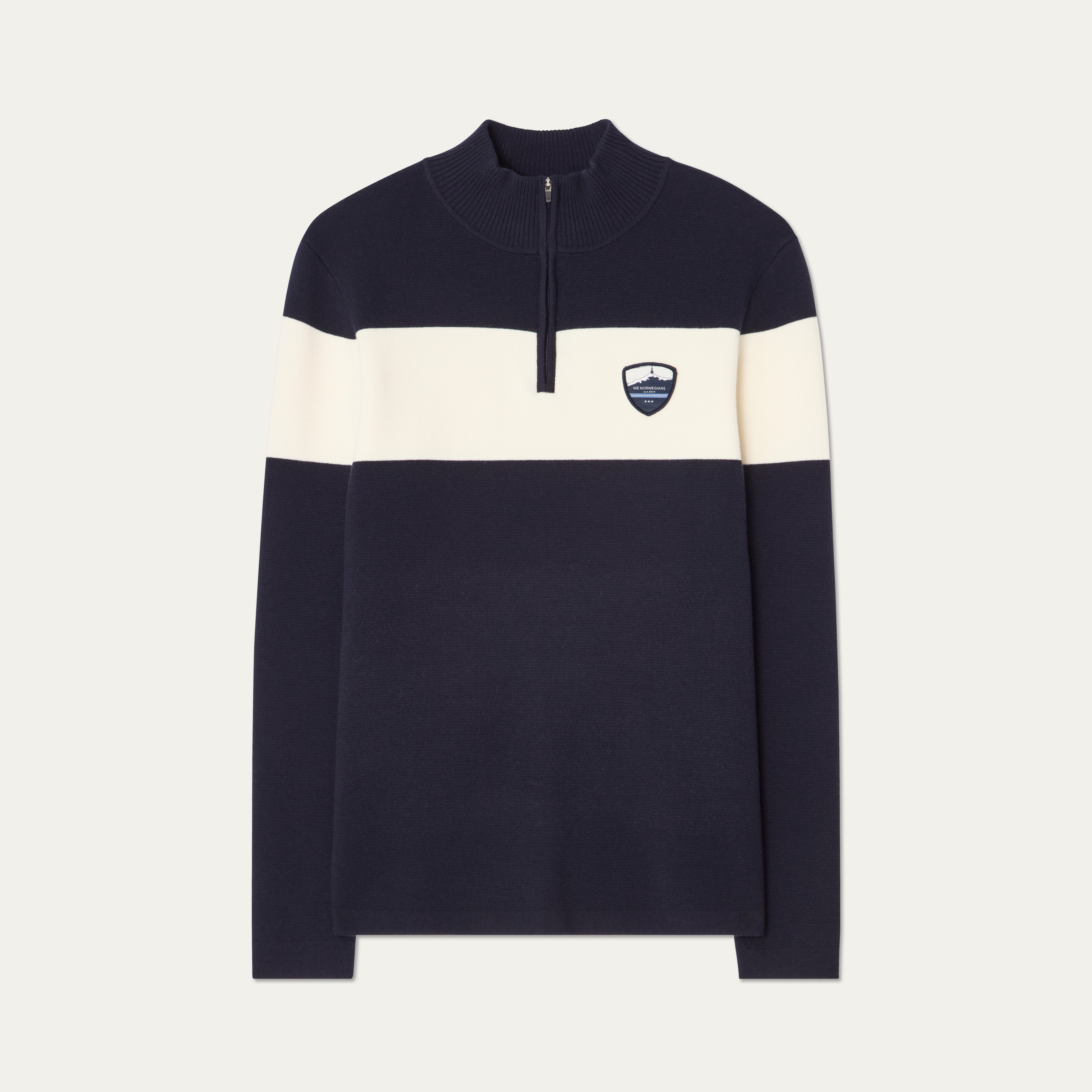 M Holmenkollen ZipUp Sweater - Navy Blue