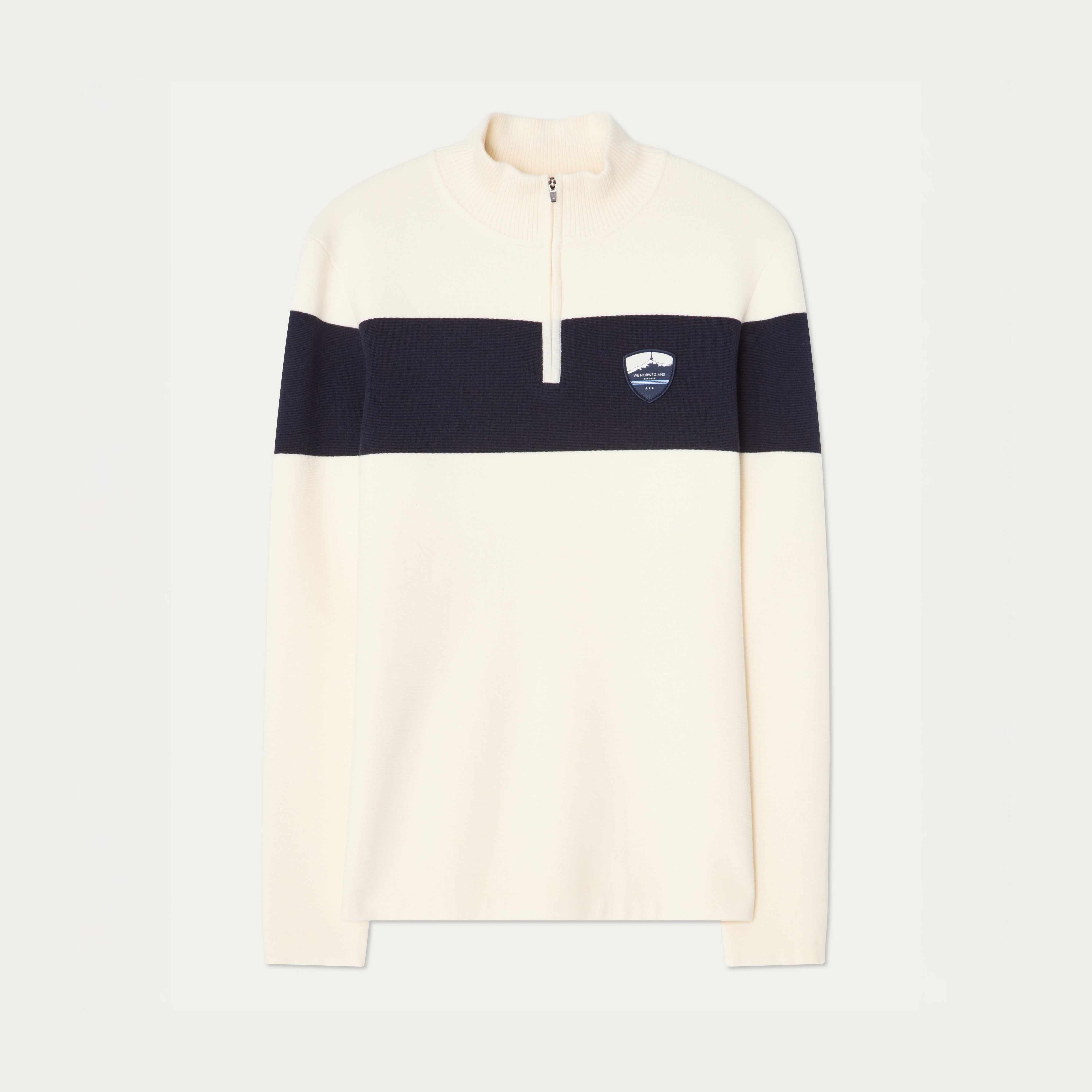 M Holmenkollen ZipUp Sweater - Off White