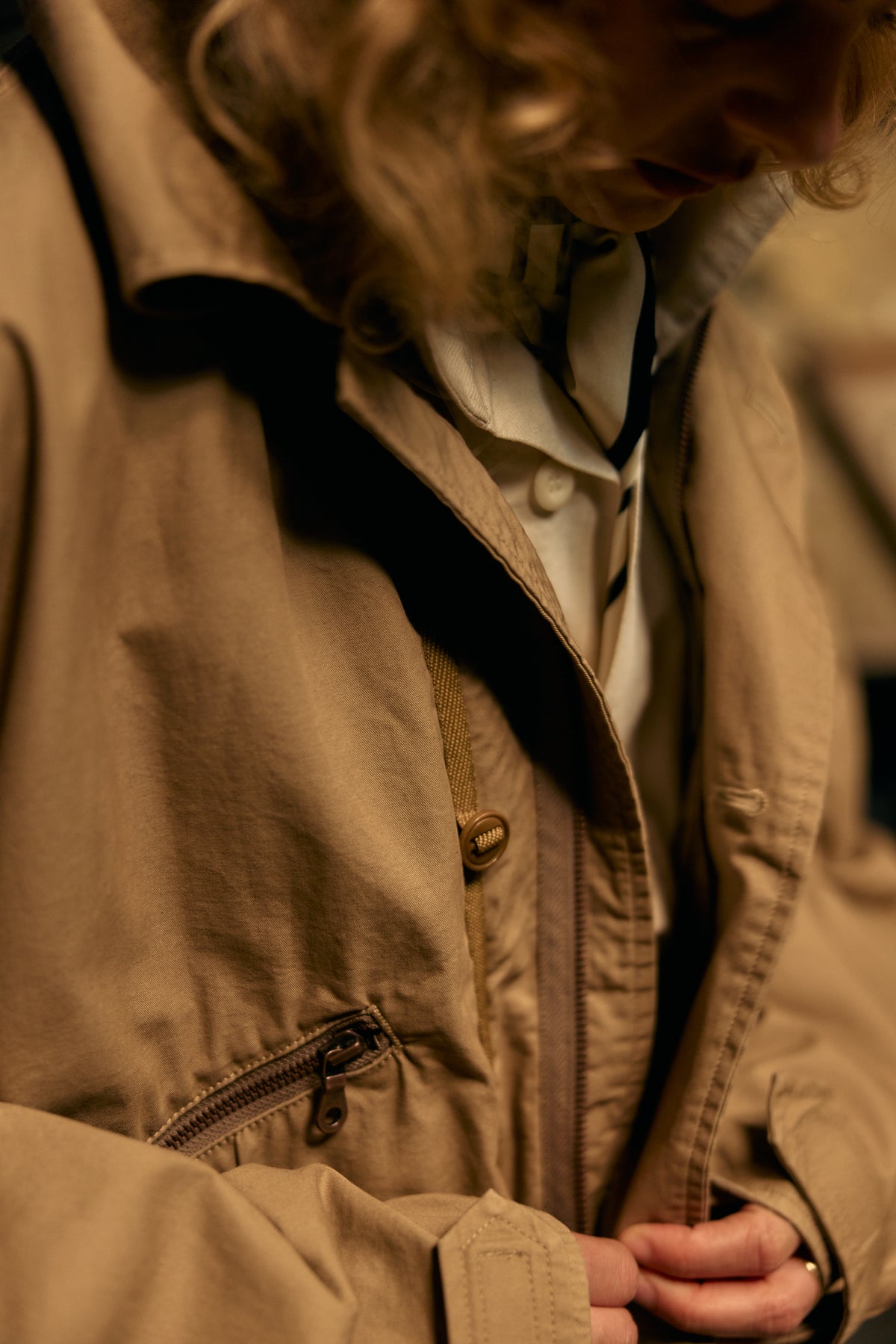 Blue Tab Pilot Jacket - Harvest Gold