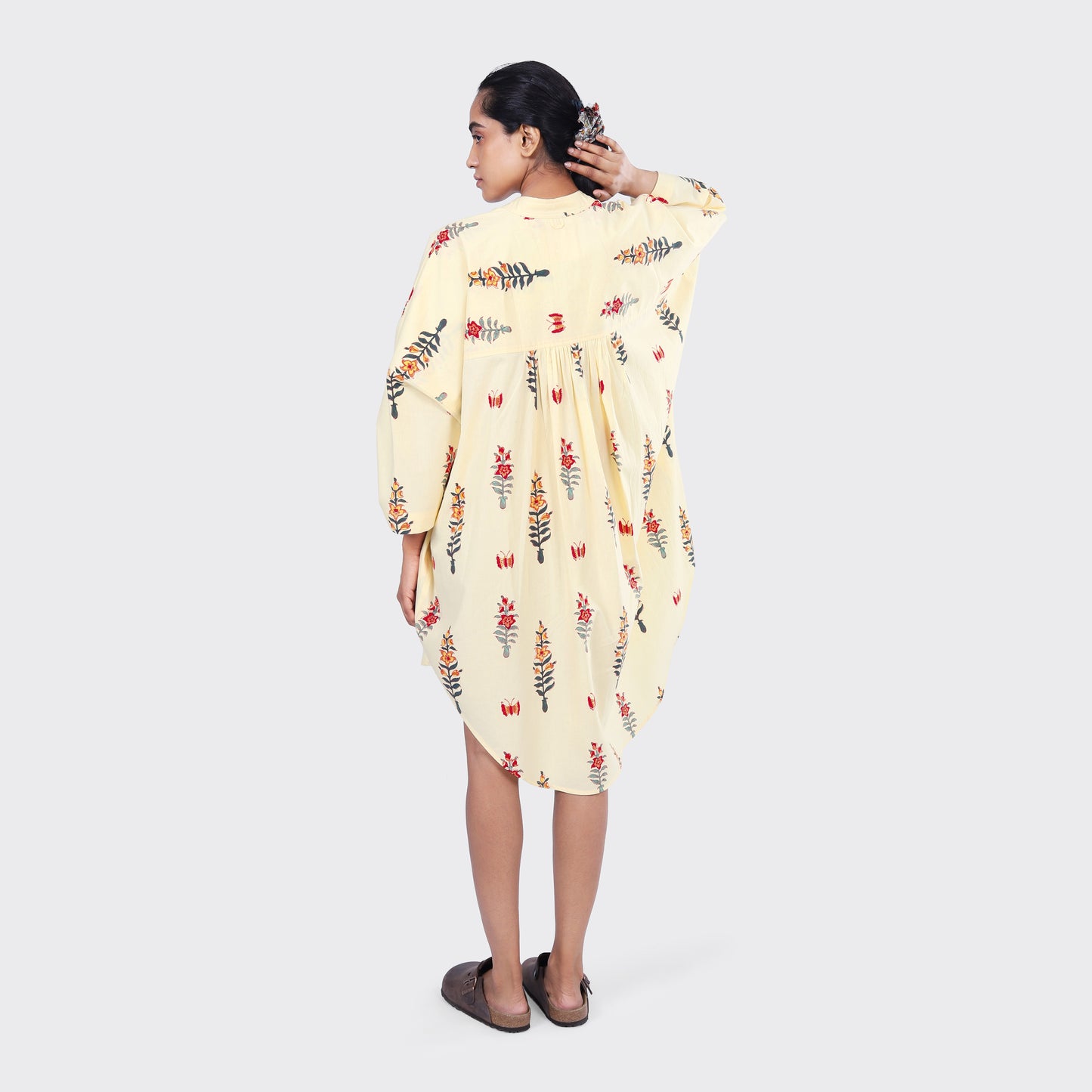 Aneek Shirt Dress, Block Print 138