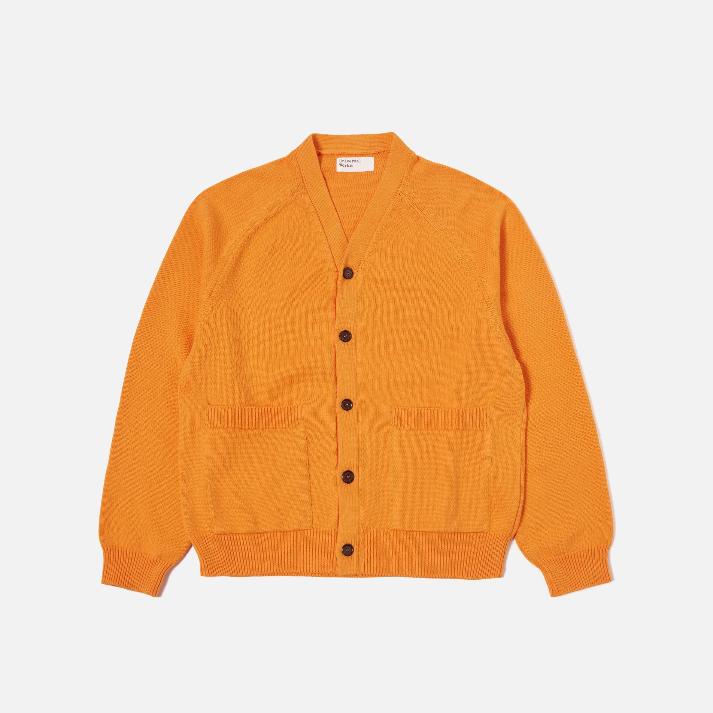 Pocket David Cardigan, Orange