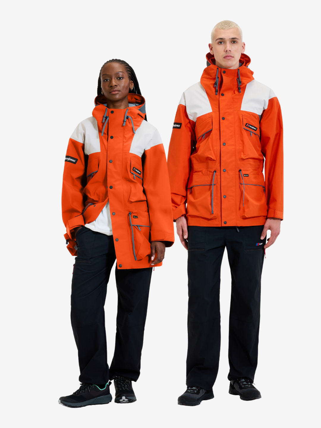 Unisex Trango Mountain Jacket - Flame/Stone