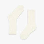 Cosy Wool Boot Women Sock - Offwhite