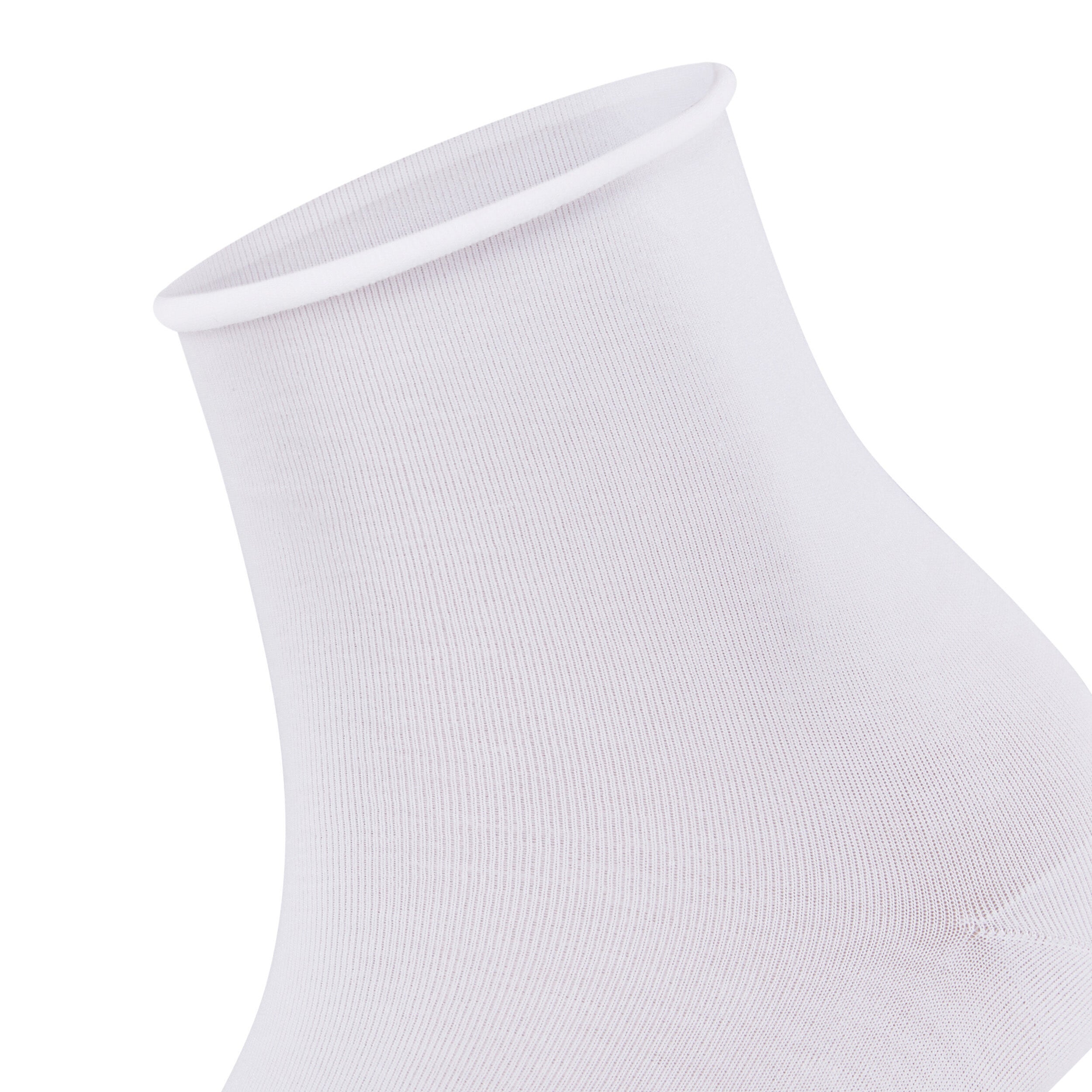 Cotton Touch Women Short Sock - White