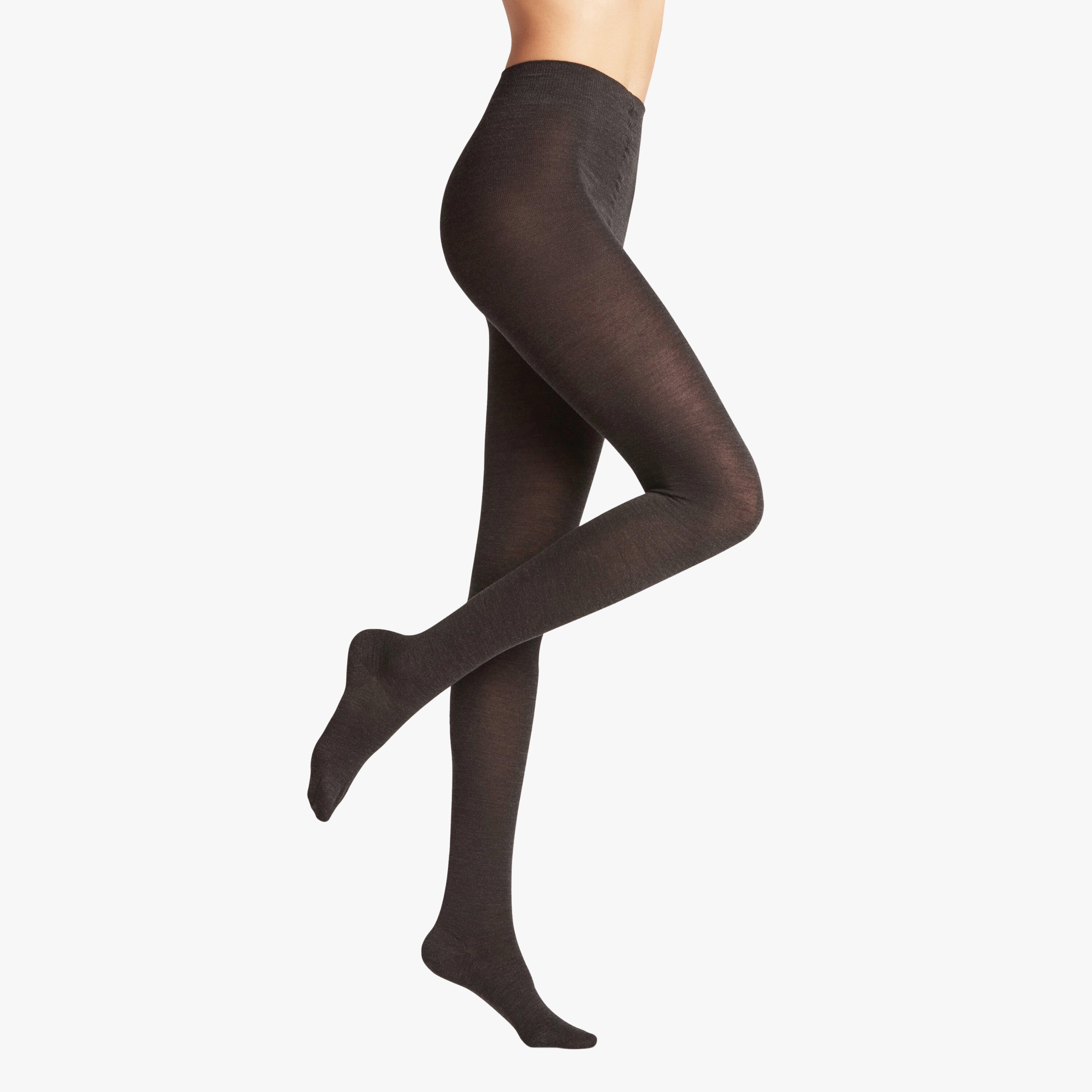 Softmerino Women Tights - Anthracite Melange